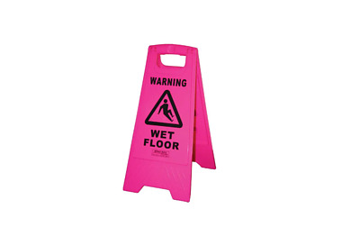 Sign Wet Floor A Frame Pink 10/Ctn