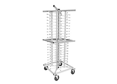 Trolley Plate Stacking Holds 72 Plates 600 x 610 x 610mm