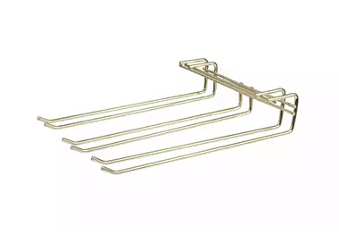 Glass Hanger Triple Row Brass 270 x 220mm 12/36