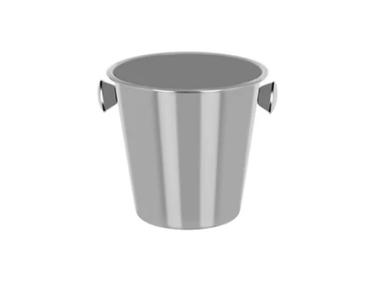 Wine Bucket S/S With Knobs Satin Finish 4Ltr 6/24