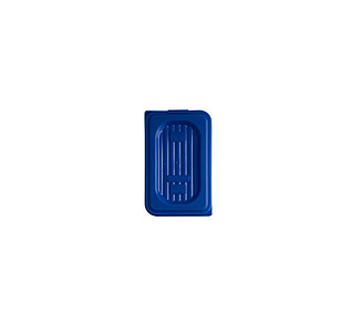 Food Pan Cover Gastroplas Polyprop Blue 1/9 12/36