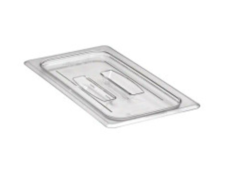 Cambro Flat Cover With Handle 1/3 Size Clear 6/Ctn