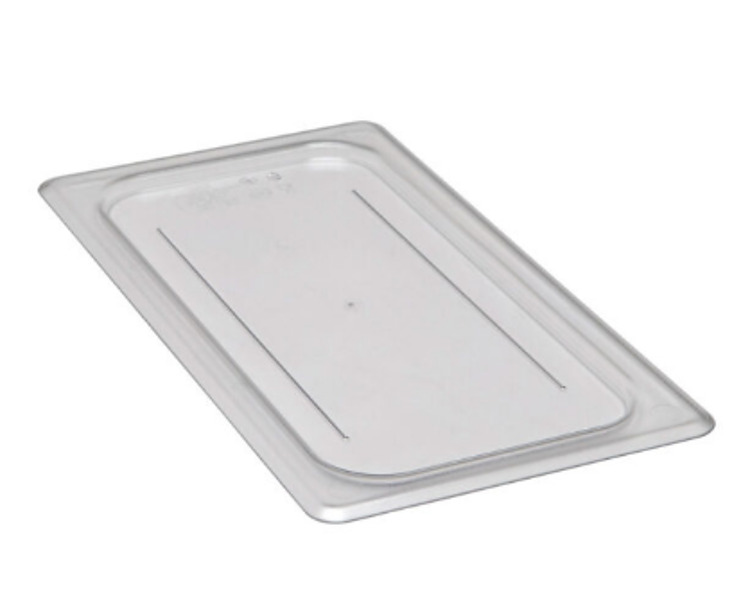 Cambro Flat Cover 1/3 Size Clear 6/Ctn