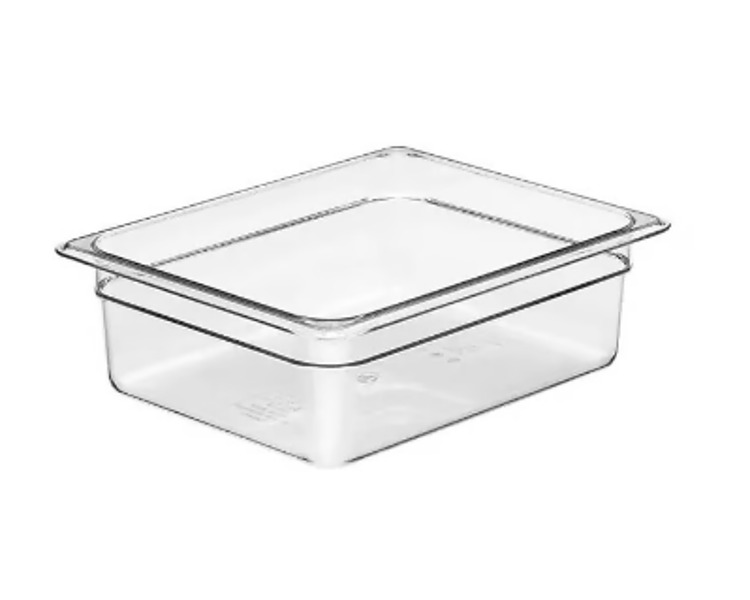 Cambro Food Pan Polycarbonate 1/1 Size 100mm D Clear 6/Ctn