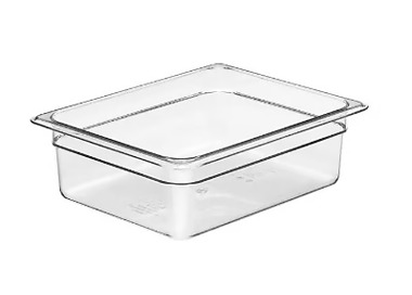 Cambro Food Pan Polycarbonate 1/1 Size 100mm D Clear 6/Ctn