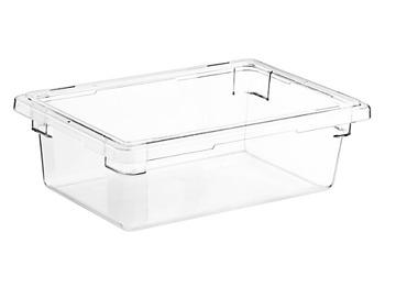 Camwear Food Storage Box Polycarbonate Clear 11.4tr 30.5 x 46 x 15cm 6/Ctn