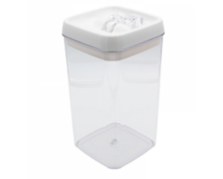 Canister Flip-Tite Square 2.4Ltr 6/Ctn