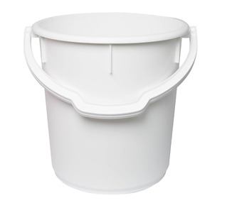 Nally Plastic Bucket White 22Ltr