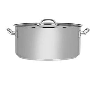 Elite Casserole S/S With Cover 320 x 150mm 12Ltr 4/Ctn