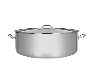 Elite Casserole S/S With Cover 450 x 160mm 25Ltr 2/Ctn