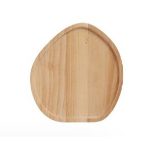 Stanley Rogers Round Serving Platter Irregular Wood 250mm 4/Ctn