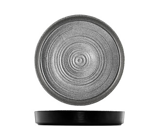 Infuse Round Platter Stone Grey 406mm 2/4
