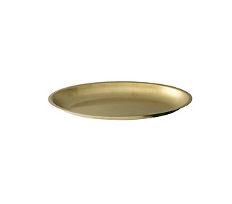 Moda Vintage Deep Oval Tray Gold 300 x 182mm 6/36