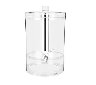 Juice Dispenser Single Clear Polycarb W/Ice Chamber No Stand 8.9Ltr