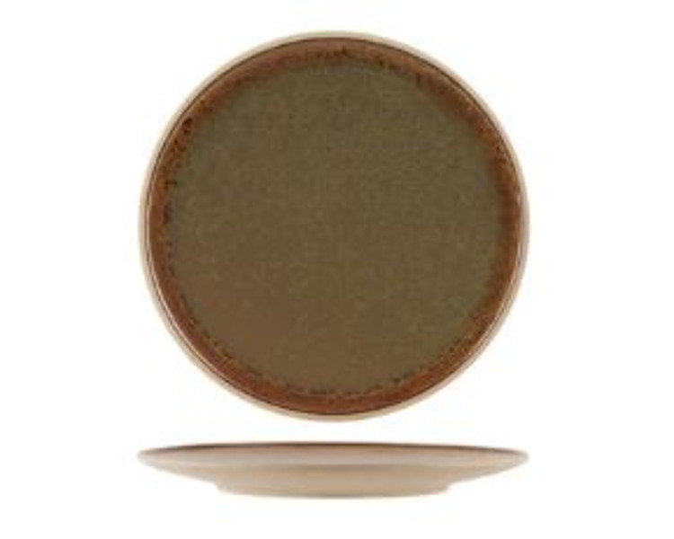 Tablekraft Soho Round Plate Burnt Orange 200 x 10mm 6/24