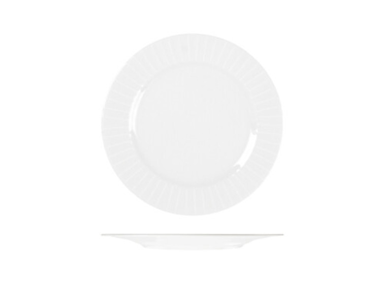 RAK Metropolis Round Plate White 270mm 12/Ctn