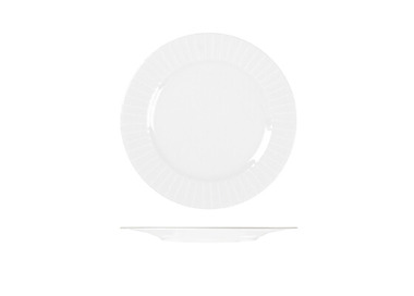 RAK Metropolis Round Plate White 270mm 12/Ctn