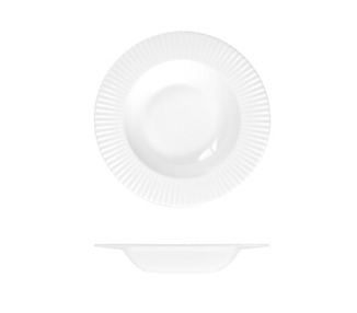 RAK Le Ballet Spectra Round Deep Plate 230mm 12/Ctn