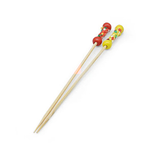 Bamboo Skewer Fiesta Beaded 12cm