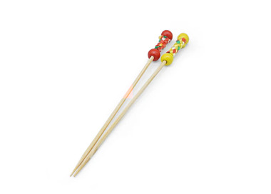 Bamboo Skewer Fiesta Beaded 12cm