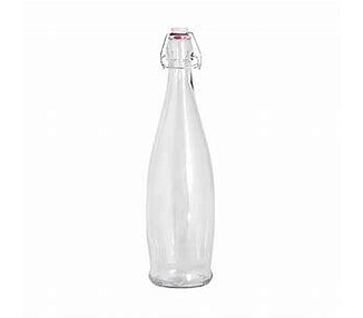 Water Bottle Modern Clear 1000ml 12/Ctn