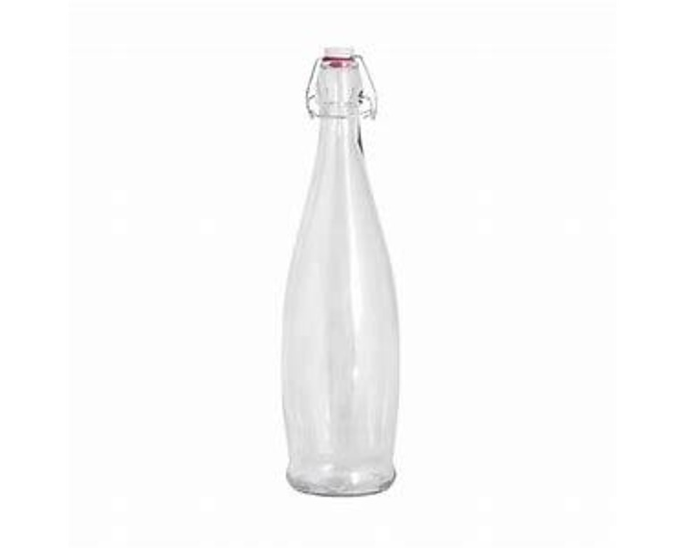 Water Bottle Modern Clear 1000ml 12/Ctn