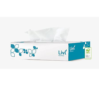 Livi Essentials Facial Tissue 2Ply 100's 48/Ctn