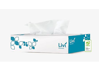 Livi Essentials Facial Tissue 2Ply 100's 48/Ctn
