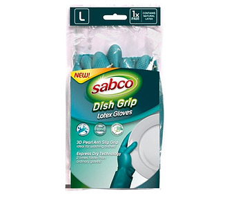 Sabco Glove Rubber Anti Slip Large