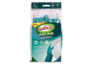 Sabco Glove Rubber Anti Slip Large 24/Ctn