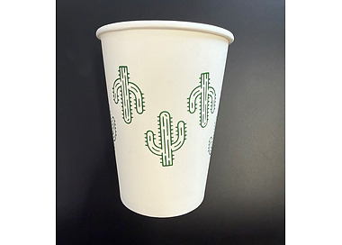 Cactus Paper Cup White 360ml 1000/Ctn