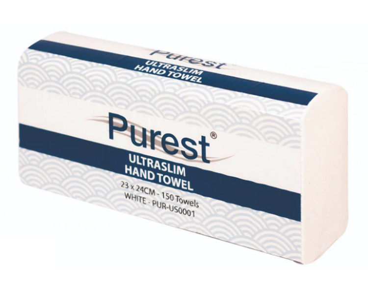 Purest Ultraslim Hand Towel 150Sheets 16/Ctn