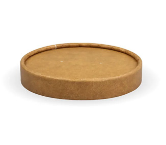 BioLid Paper Kraft Suits 8oz Soup Bowl 500/Ctn