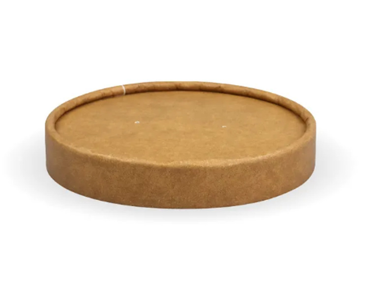 BioLid Paper Kraft Suits 8oz Soup Bowl 500/Ctn