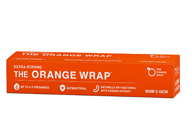 Orange Wrap Antibacterial Clingwrap 45cm x 600m 6/Ctn