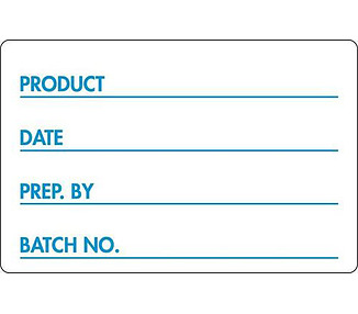 Daydot Removable Batch Number Label 49 x 75mm 500/Roll