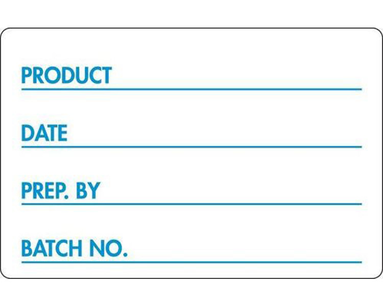 Daydot Removable Batch Number Label 49 x 75mm 500/Roll