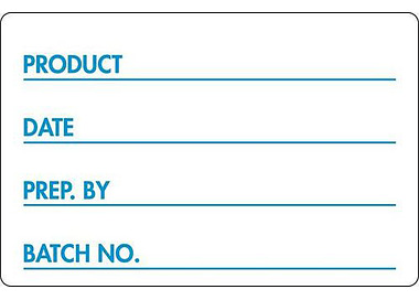 Daydot Removable Batch Number Label 49 x 75mm 500/Roll