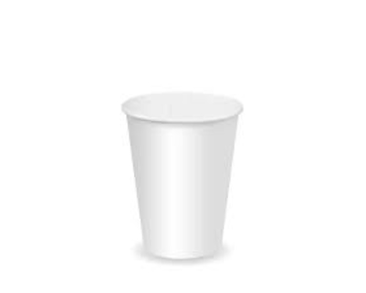 Biopak Cold Cup 12oz 360ml White 1000/Ctn