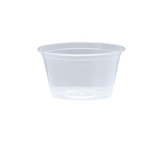 Container Round Plastic 250ml 500/Ctn
