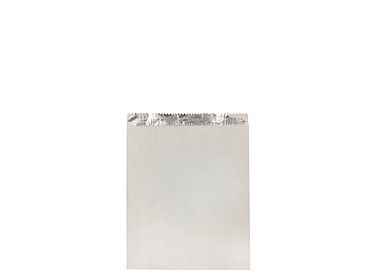 Paper Chicken Bag 1/2 Foil Lined White 215 x 180 x 60mm 250/Pkt