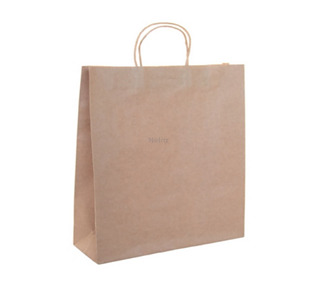Paper Bag Kraft Twist Handle 420 x 320 x 110mm 250/Pkt