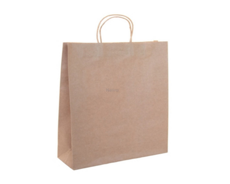 Paper Bag Kraft Twist Handle 420 x 320 x 110mm 250/Pkt