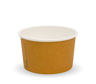 BioCup Paper Icecream Kraft 240ml 8oz 1000/Ctn
