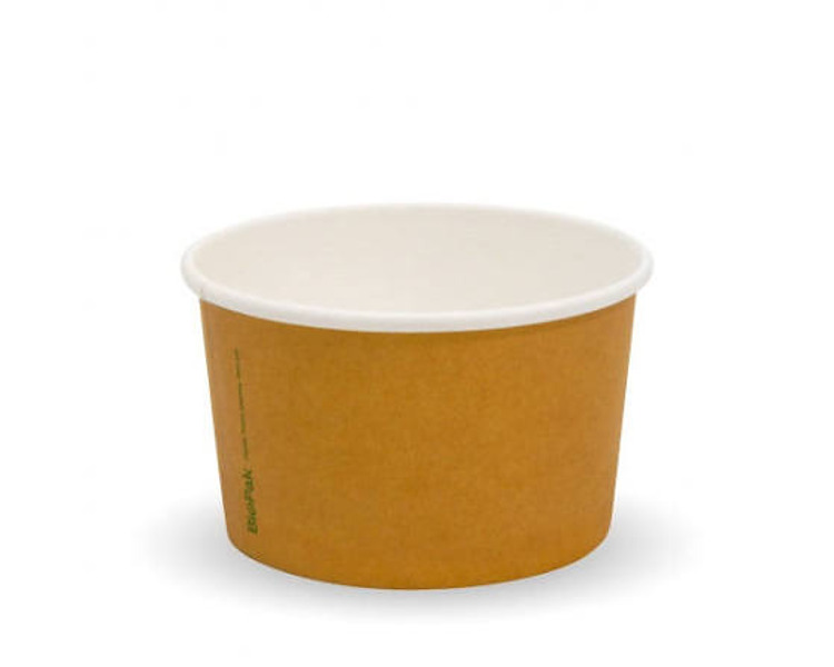 BioCup Paper Icecream Kraft 240ml 8oz 1000/Ctn