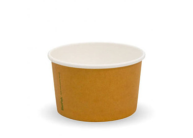 BioCup Paper Icecream Kraft 240ml 8oz 1000/Ctn