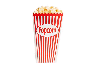 Popcorn Box Large 20 x 9.5cm Top 250/Ctn