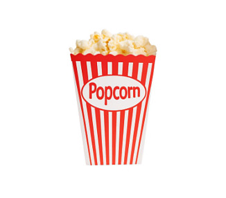 Popcorn Box Small 15.5 x 9cm Top 250/Ctn