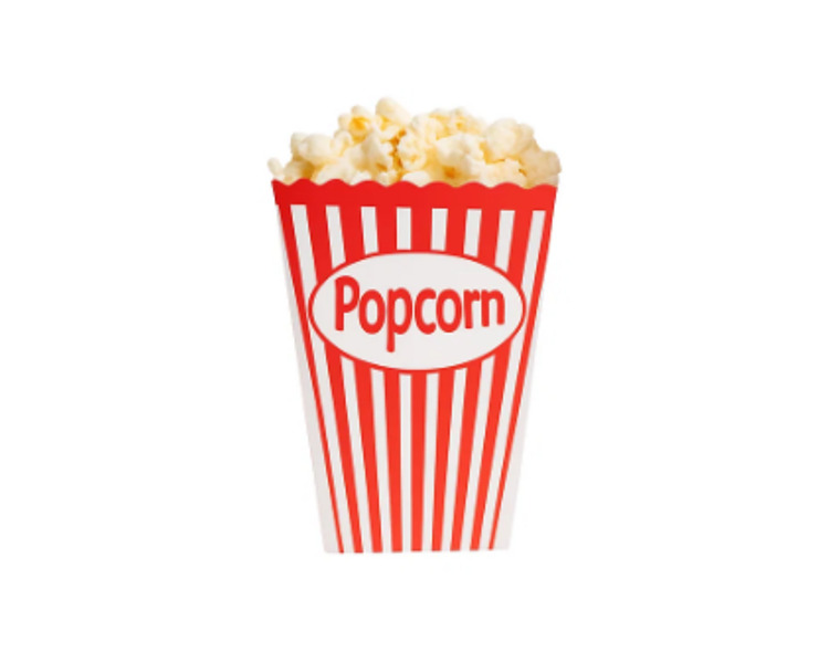 Popcorn Box Small 15.5 x 9cm Top 250/Ctn