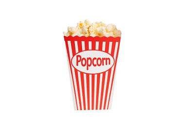 Popcorn Box Small 15.5 x 9cm Top 250/Ctn